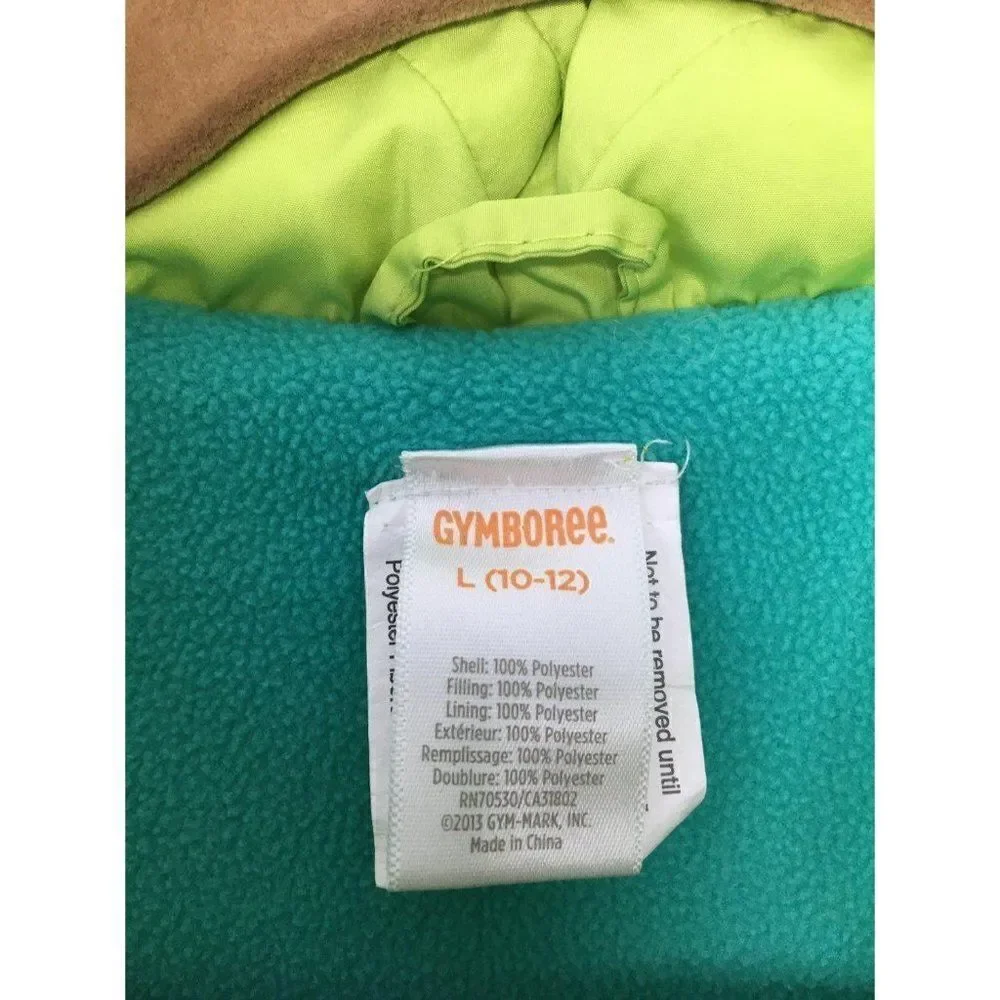 gymboree girls vest. size 10/12